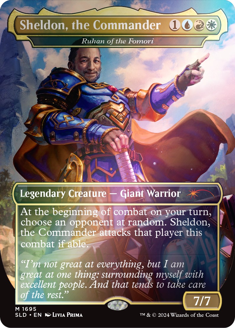 Sheldon, the Commander - Ruhan of the Fomori (Rainbow Foil) [Secret Lair Drop Series] | Empire Gaming NC