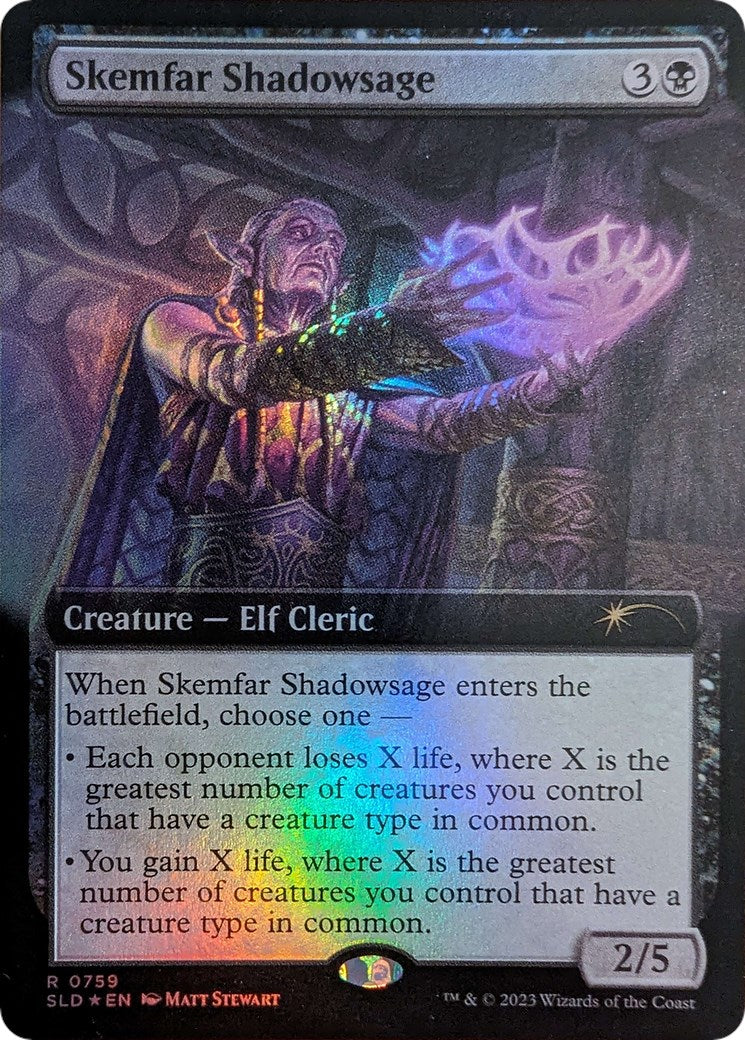 Skemfar Shadowsage (Extended Art) [Secret Lair Drop Series] | Empire Gaming NC