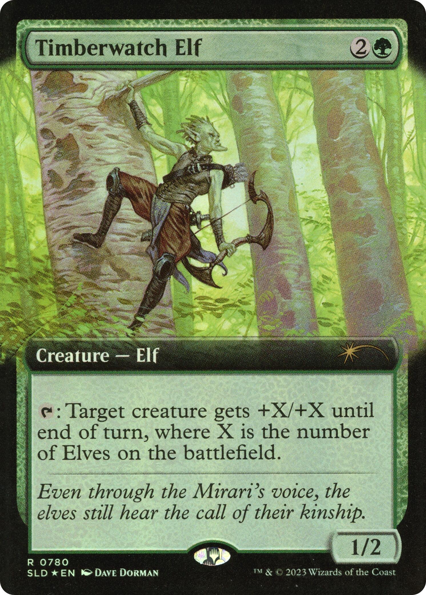 Timberwatch Elf (Extended Art) [Secret Lair Drop Series] | Empire Gaming NC