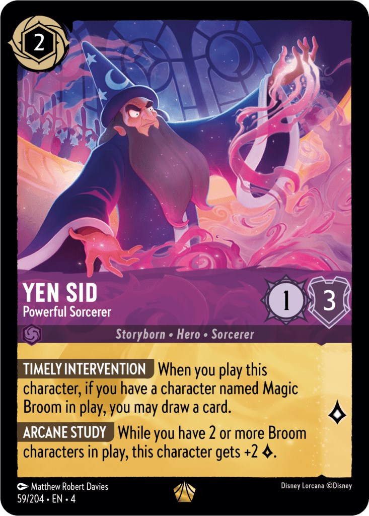 Yen Sid - Powerful Sorcerer (59/204) (59/204) [Ursula's Return] | Empire Gaming NC