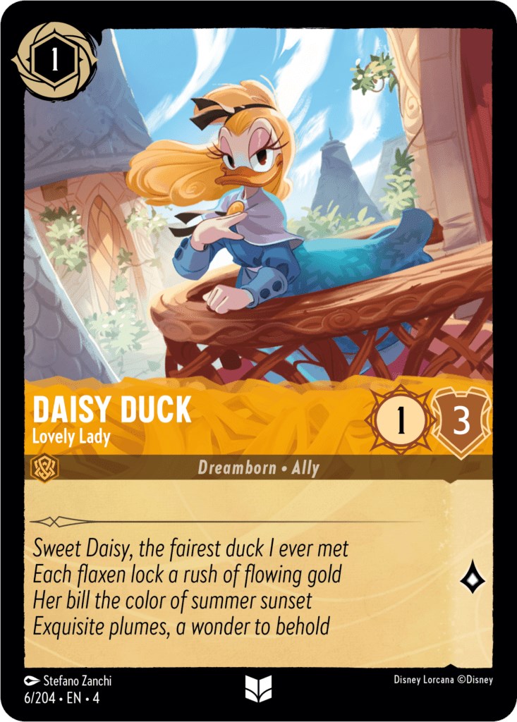 Daisy Duck - Lovely Lady (6/204) [Ursula's Return] | Empire Gaming NC