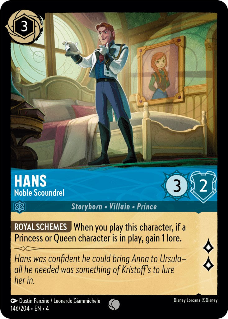 Hans - Noble Scoundrel (146/204) [Ursula's Return] | Empire Gaming NC