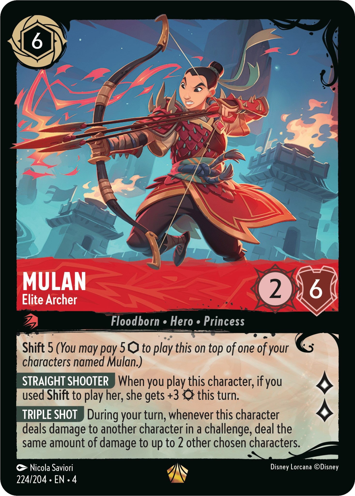 Mulan - Elite Archer (224/204) (244/204) [Illumineer's Quest: Deep Trouble] | Empire Gaming NC