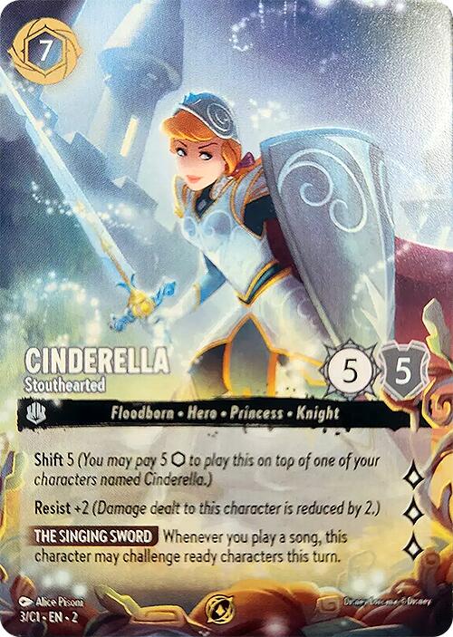 Cinderella - Stouthearted (3) [Promo Cards] | Empire Gaming NC