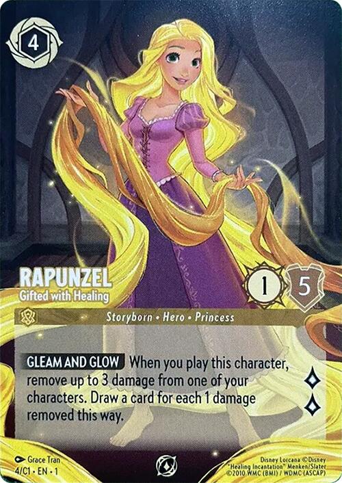 Rapunzel - Gifted with Healing (4) [Promo Cards] | Empire Gaming NC