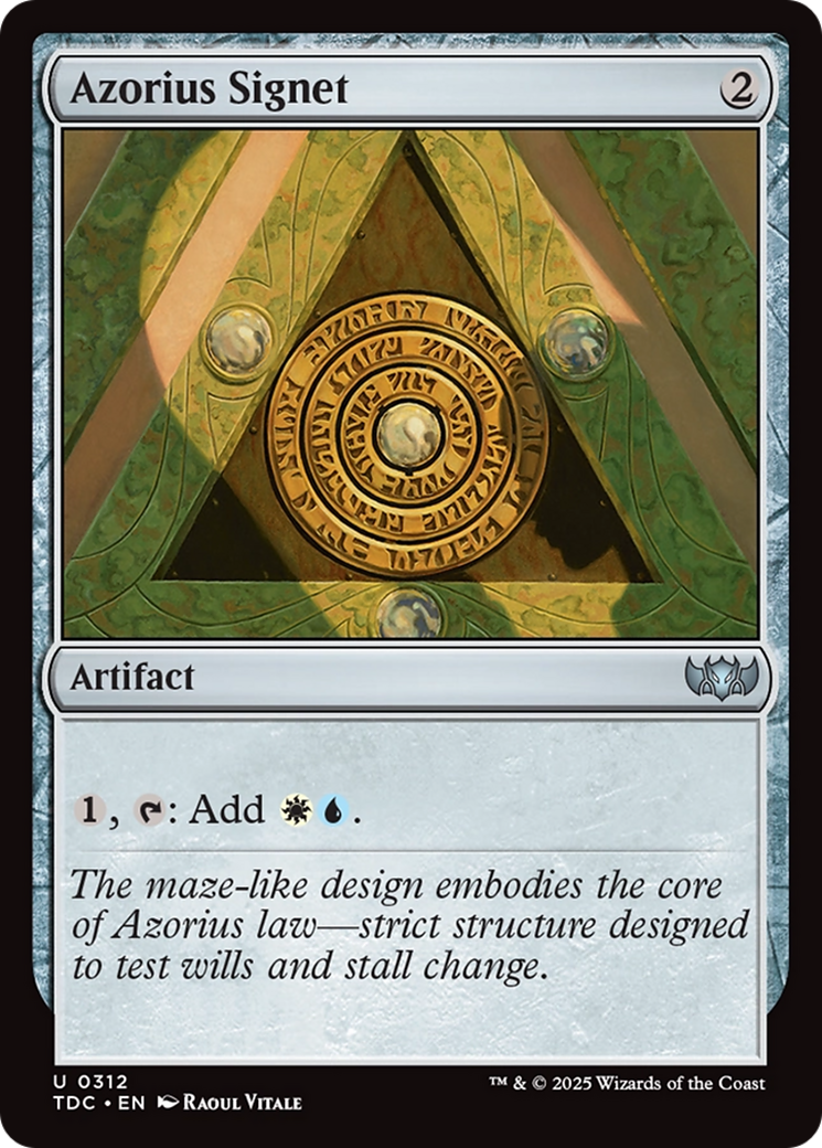 Azorius Signet [Tarkir: Dragonstorm Commander] | Empire Gaming NC