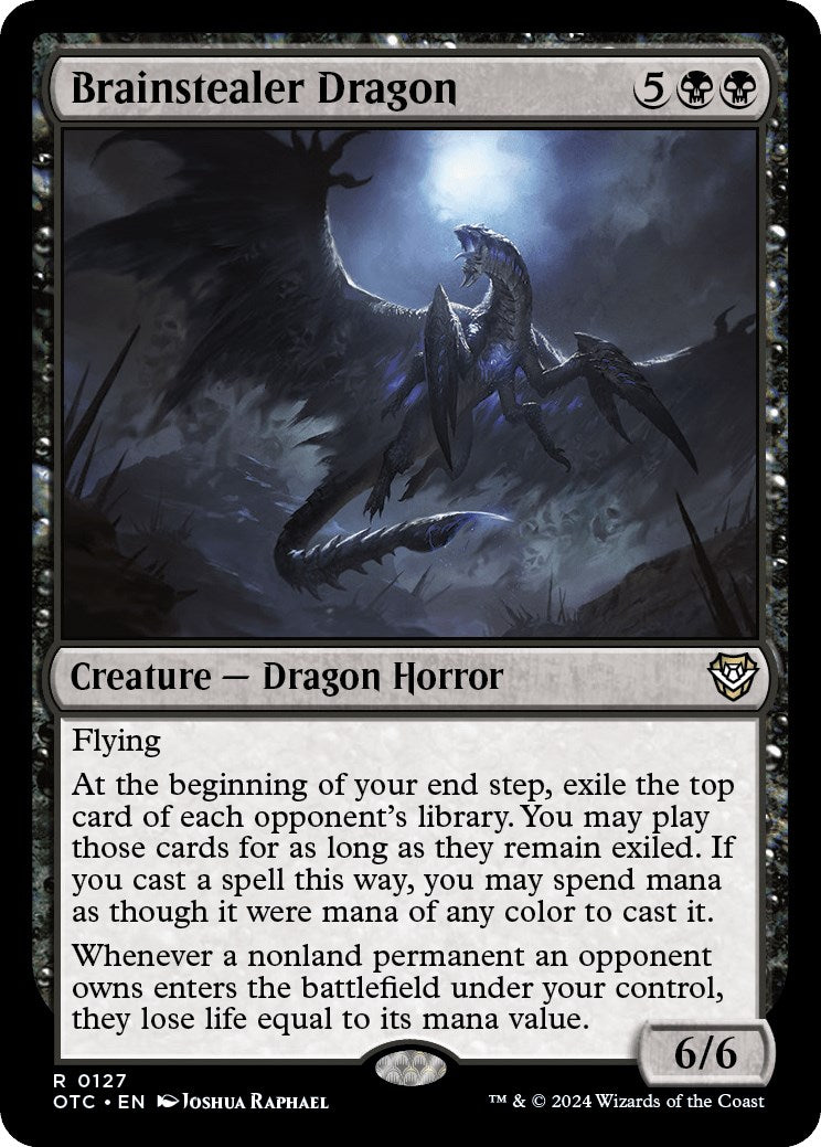 Brainstealer Dragon [Outlaws of Thunder Junction Commander] | Empire Gaming NC