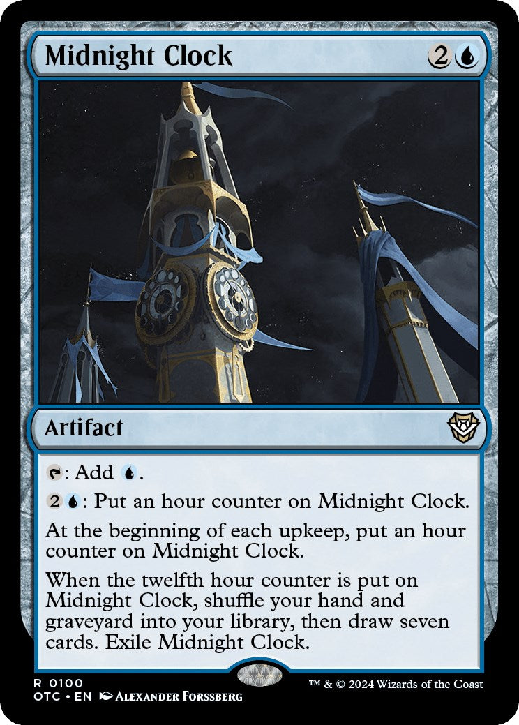 Midnight Clock [Outlaws of Thunder Junction Commander] | Empire Gaming NC