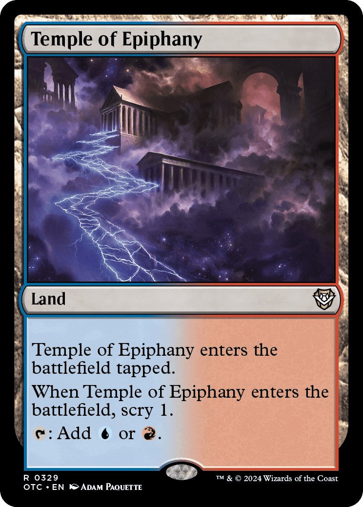 Temple of Epiphany [Outlaws of Thunder Junction Commander] | Empire Gaming NC