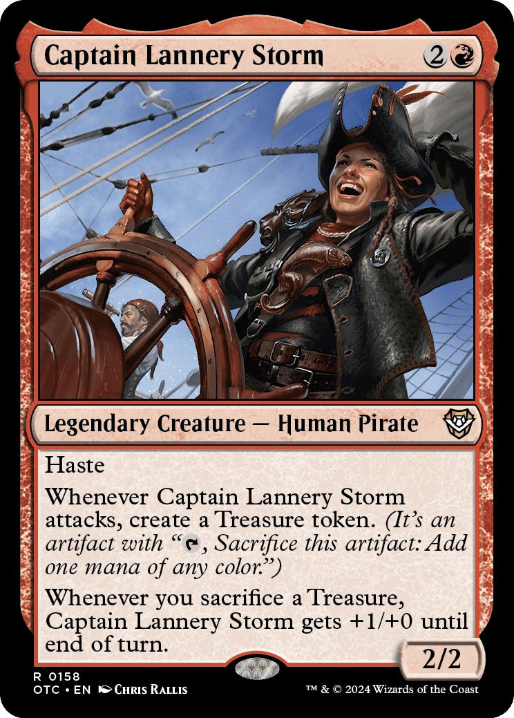 Captain Lannery Storm [Outlaws of Thunder Junction Commander] | Empire Gaming NC