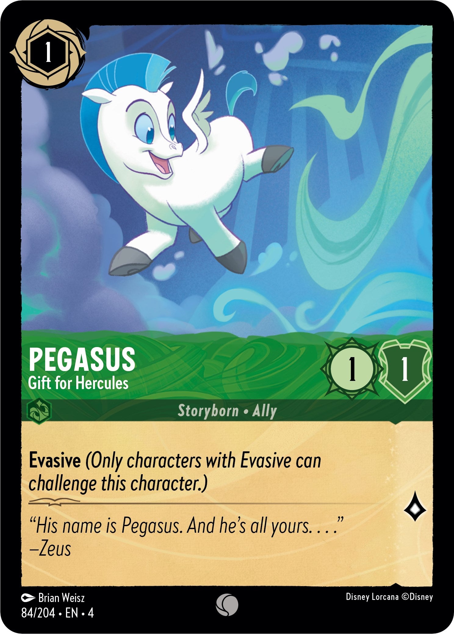 Pegasus - Gift for Hercules (84/204) [Ursula's Return] | Empire Gaming NC
