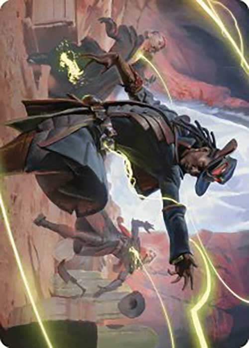 Lilah, Undefeated Slickshot Art Card [Outlaws of Thunder Junction Art Series] | Empire Gaming NC