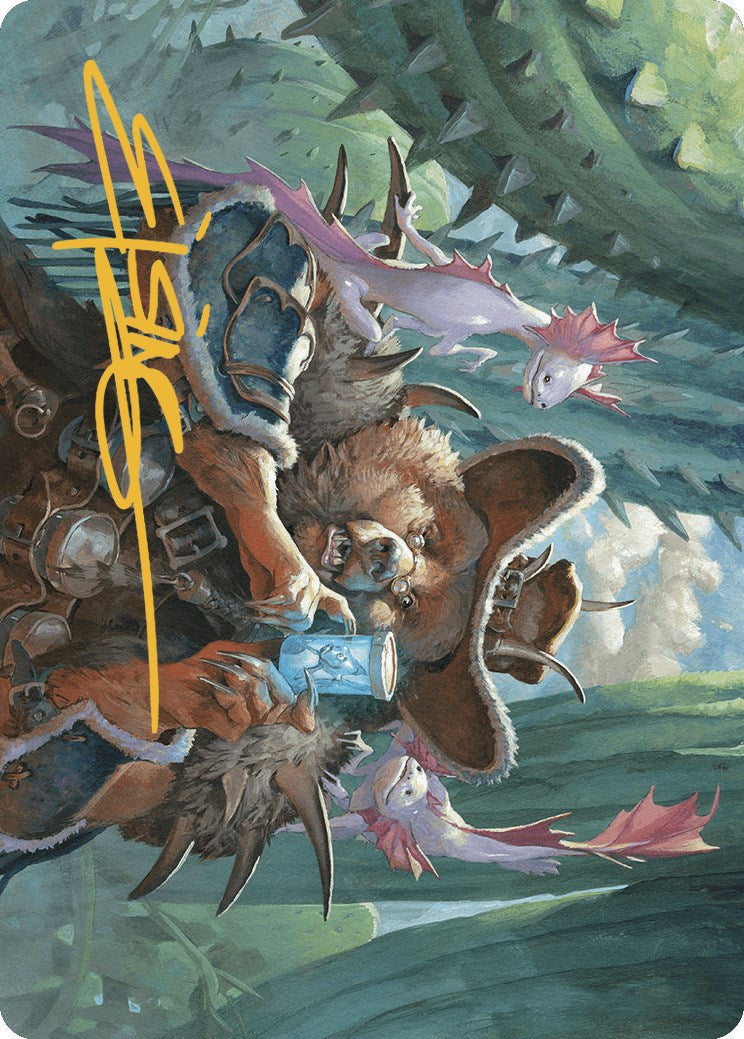 Doc Aurlock, Grizzled Genius Art Card (Gold-Stamped Signature) [Outlaws of Thunder Junction Art Series] | Empire Gaming NC