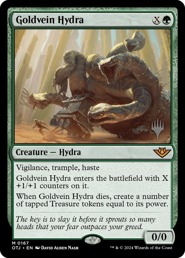 Goldvein Hydra (Promo Pack) [Outlaws of Thunder Junction Promos] | Empire Gaming NC