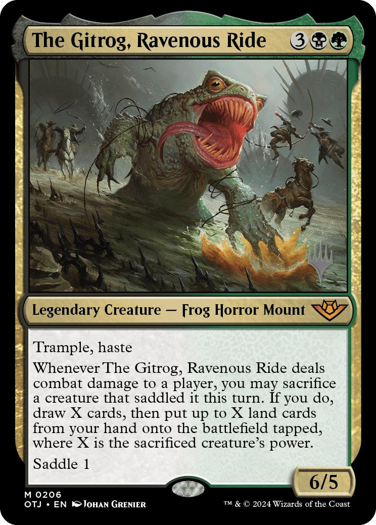 The Gitrog, Ravenous Ride (Promo Pack) [Outlaws of Thunder Junction Promos] | Empire Gaming NC