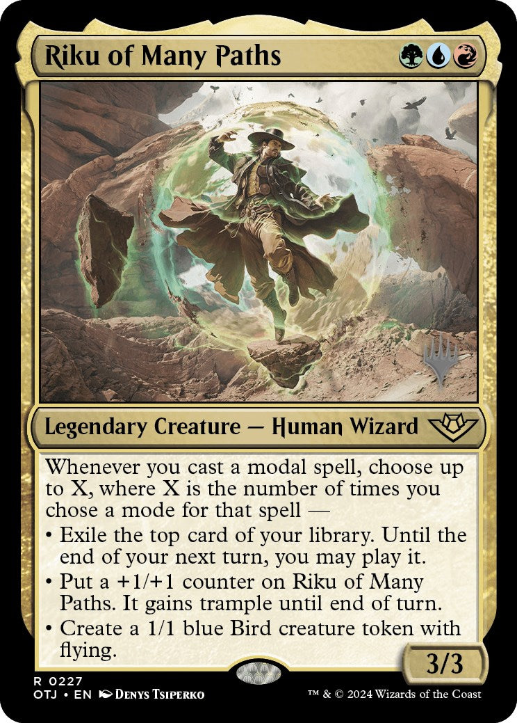 Riku of Many Paths (Promo Pack) [Outlaws of Thunder Junction Promos] | Empire Gaming NC