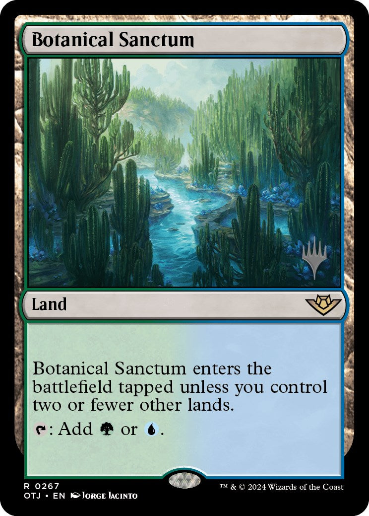 Botanical Sanctum (Promo Pack) [Outlaws of Thunder Junction Promos] | Empire Gaming NC