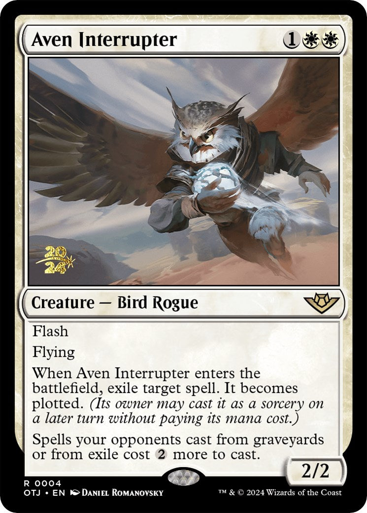 Aven Interrupter [Outlaws of Thunder Junction Prerelease Promos] | Empire Gaming NC