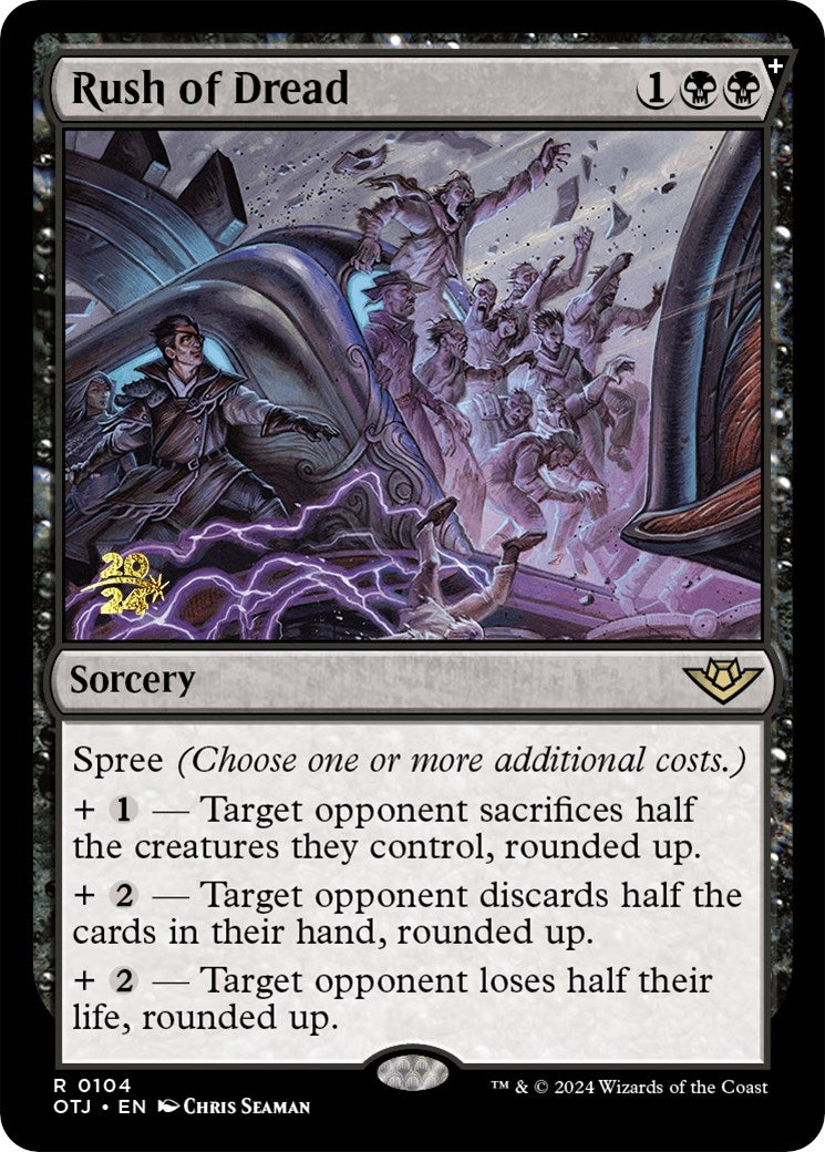 Rush of Dread [Outlaws of Thunder Junction Prerelease Promos] | Empire Gaming NC