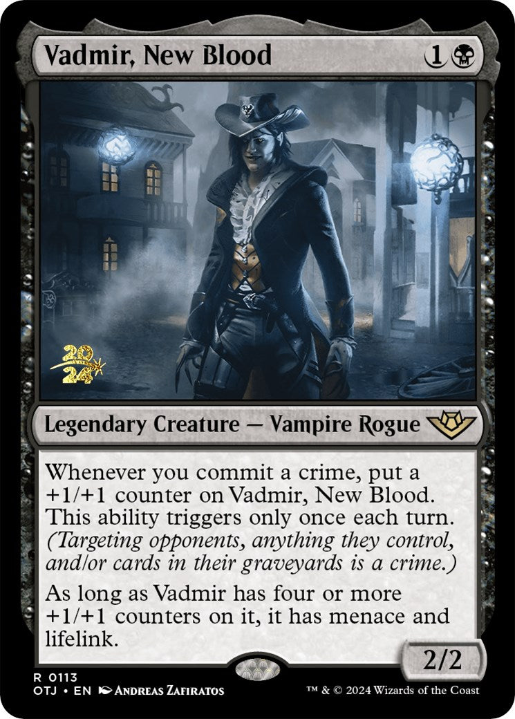 Vadmir, New Blood [Outlaws of Thunder Junction Prerelease Promos] | Empire Gaming NC