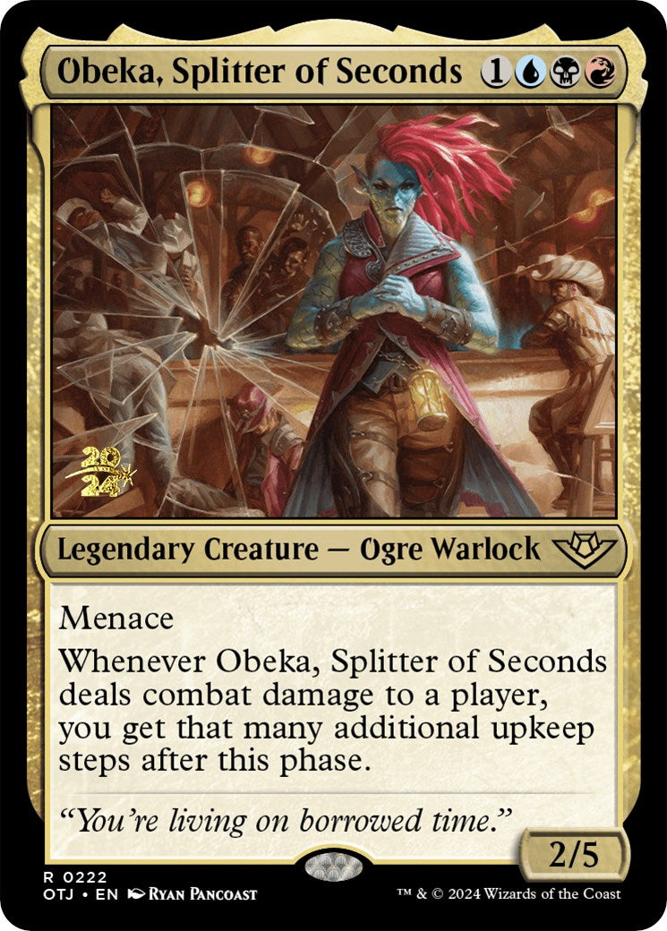 Obeka, Splitter of Seconds [Outlaws of Thunder Junction Prerelease Promos] | Empire Gaming NC