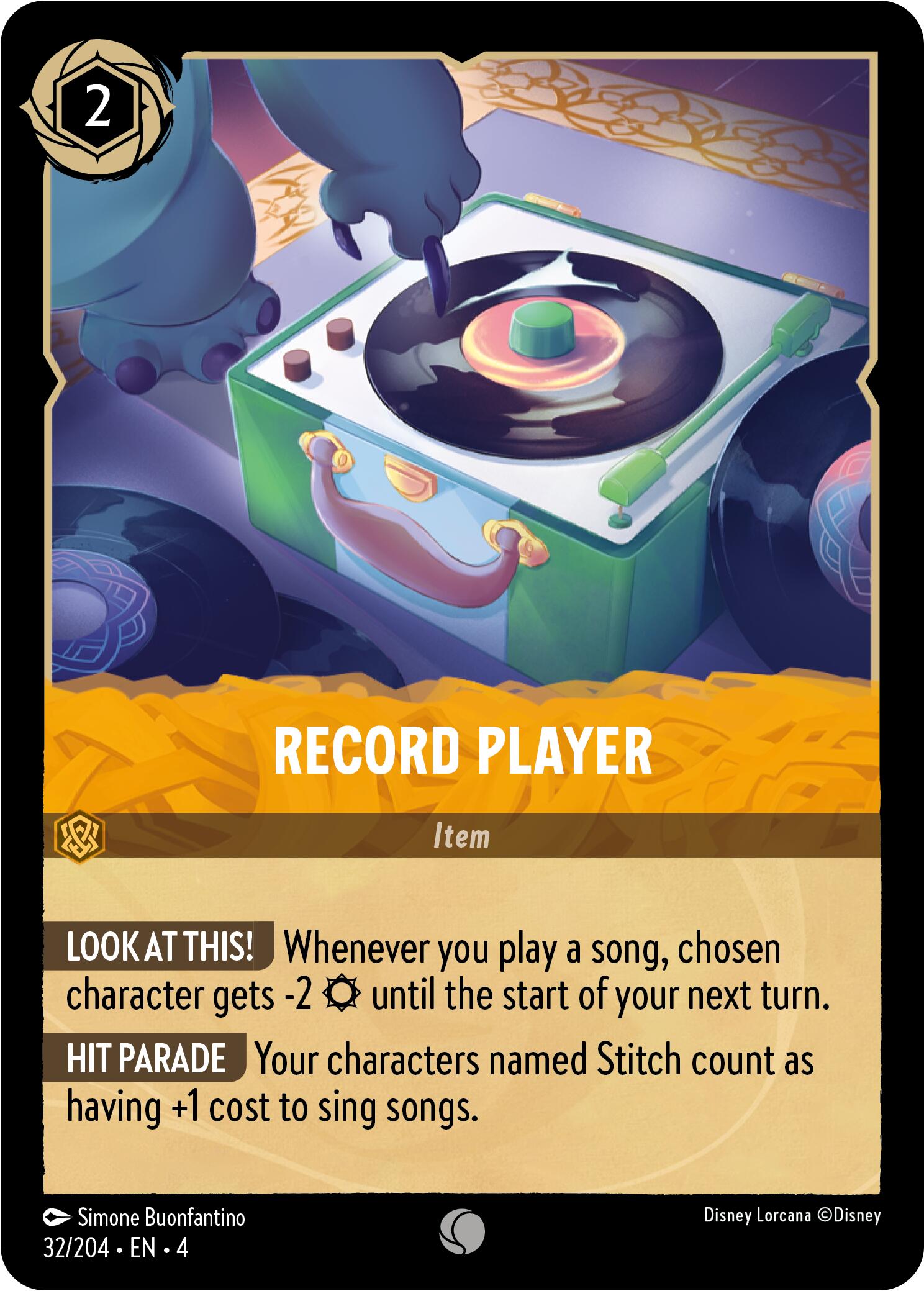 Record Player (32/204) [Ursula's Return] | Empire Gaming NC