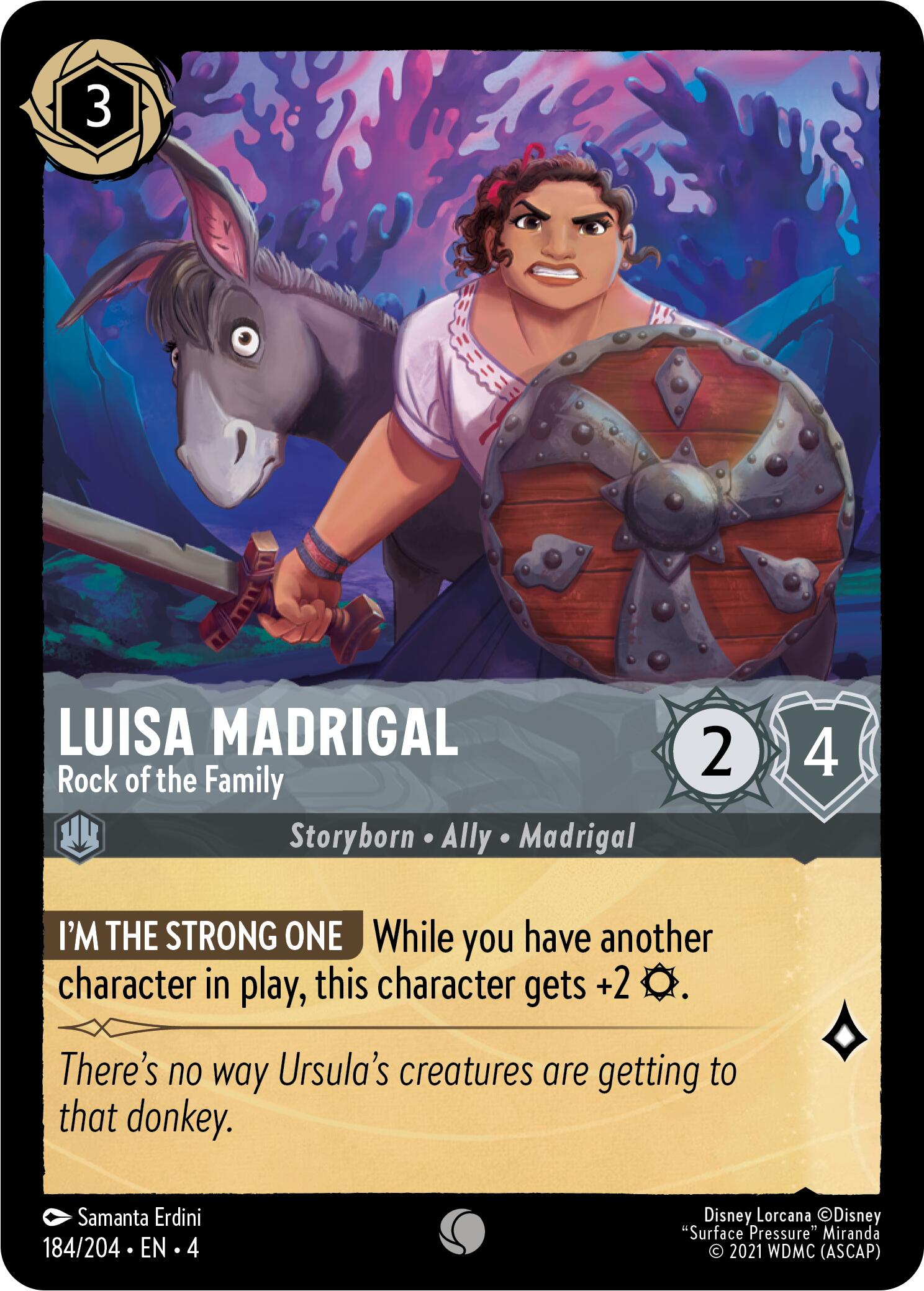 Luisa Madrigal - Rock of the Family (184/204) [Ursula's Return] | Empire Gaming NC