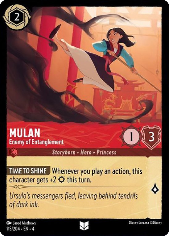 Mulan - Enemy of Entanglement (115/204) [Ursula's Return] | Empire Gaming NC