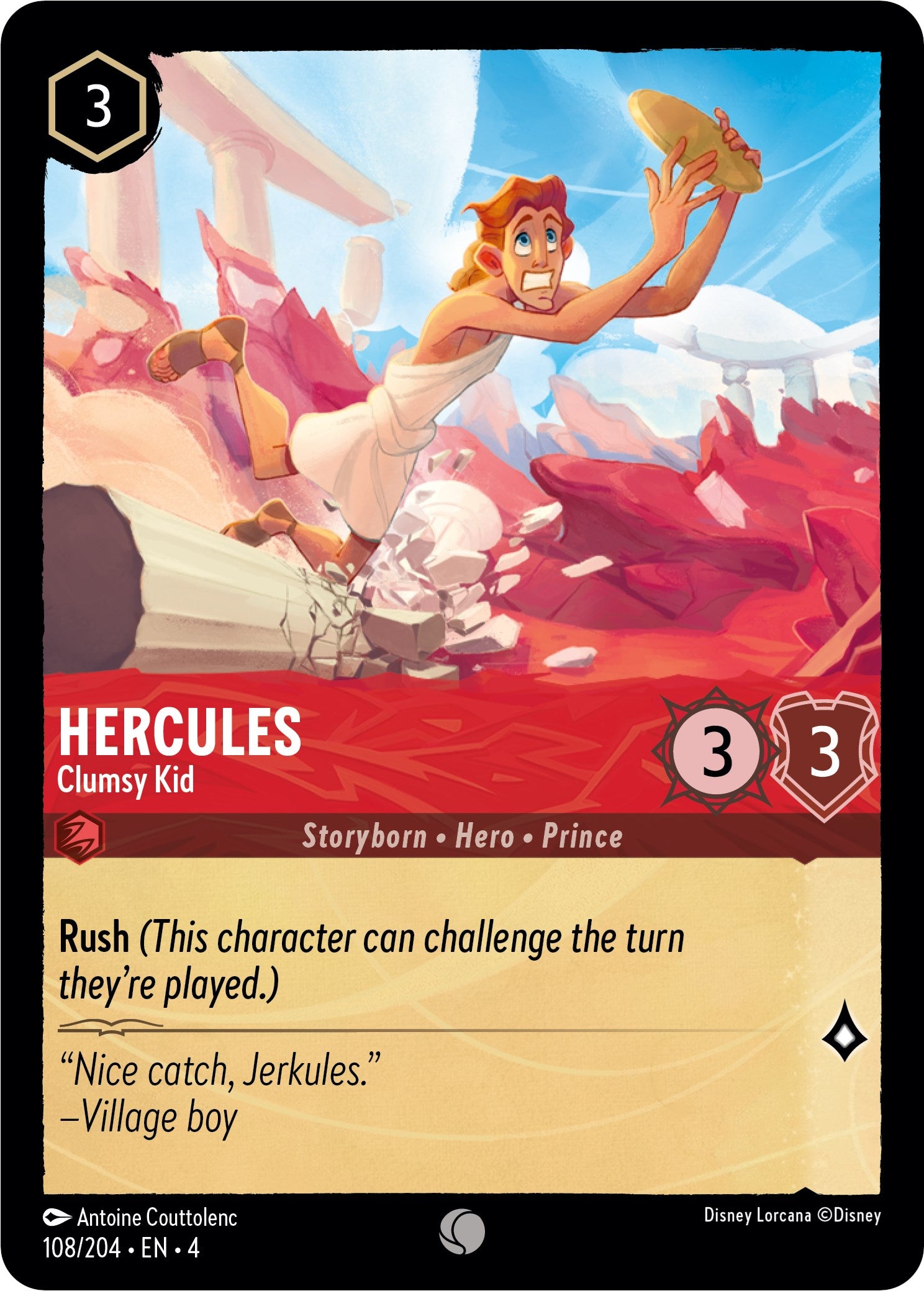 Hercules - Clumsy Kid (108/204) [Ursula's Return] | Empire Gaming NC