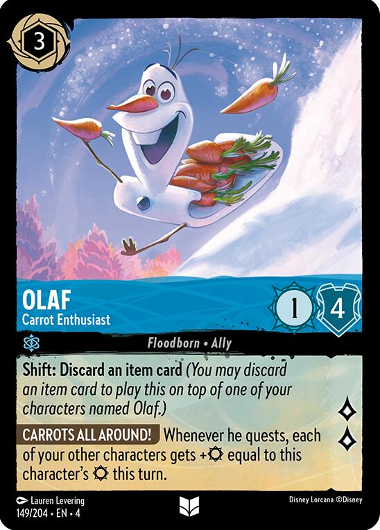 Olaf - Carrot Enthusiast (149/204) [Ursula's Return] | Empire Gaming NC