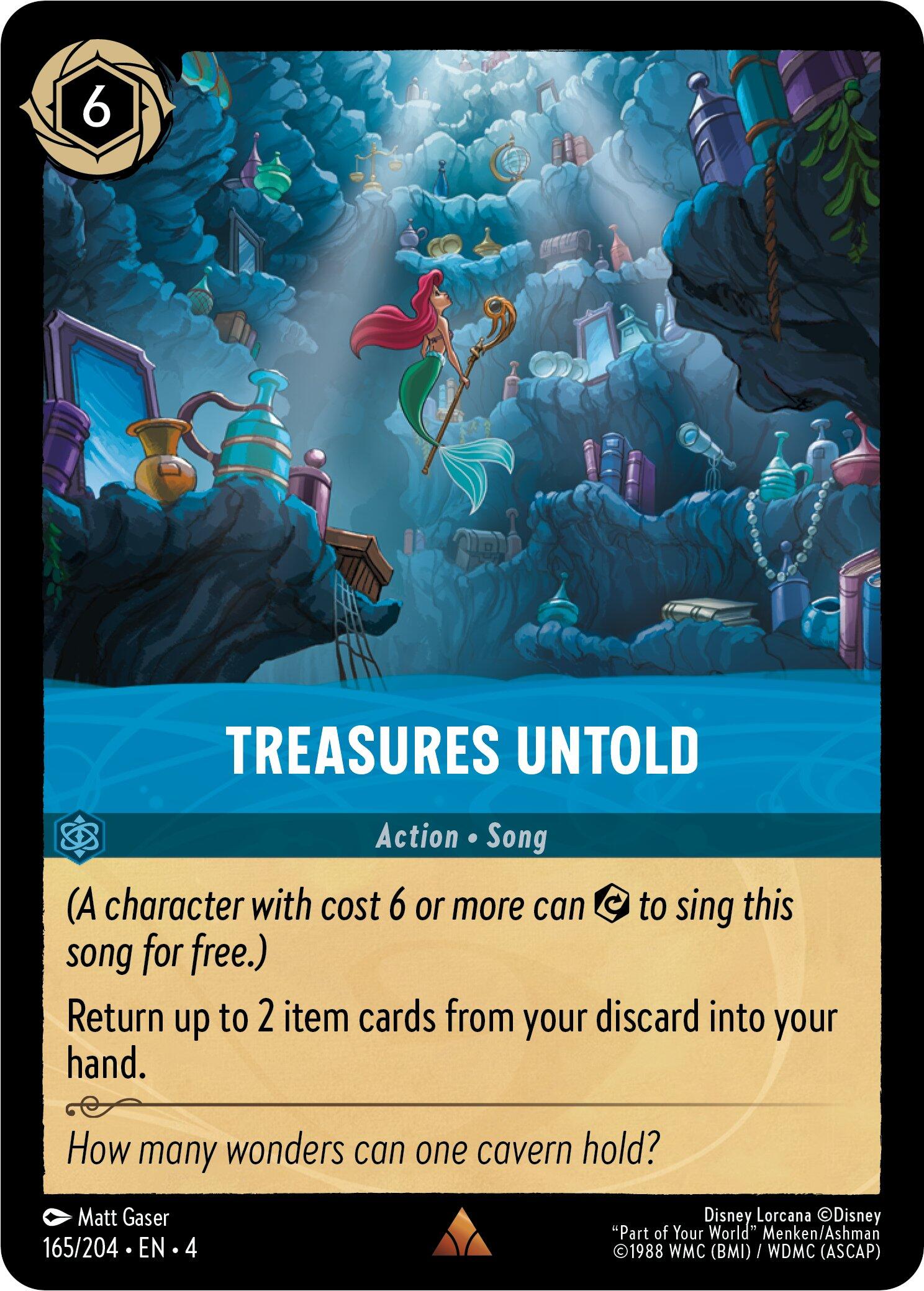 Treasures Untold (165/204) [Ursula's Return] | Empire Gaming NC