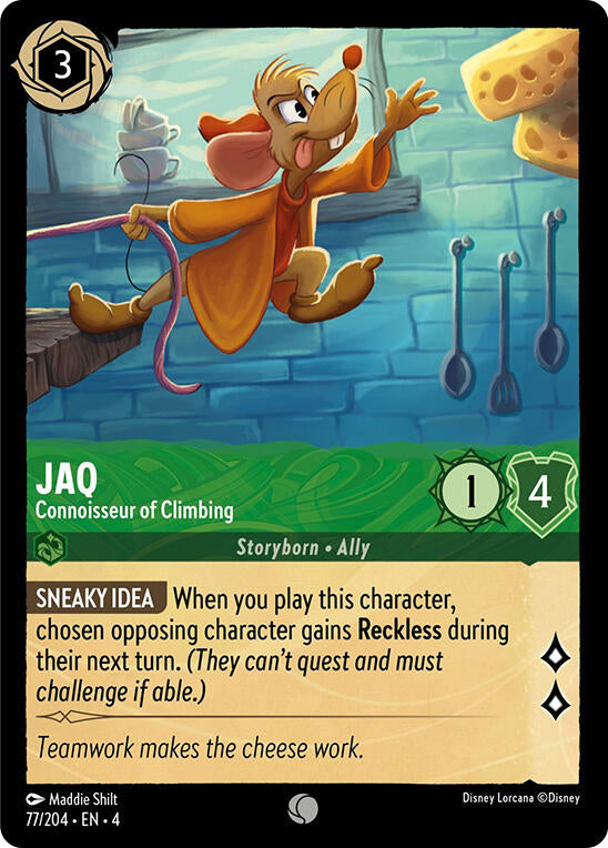 Jaq - Connoisseur of Climbing (77/204) [Ursula's Return] | Empire Gaming NC