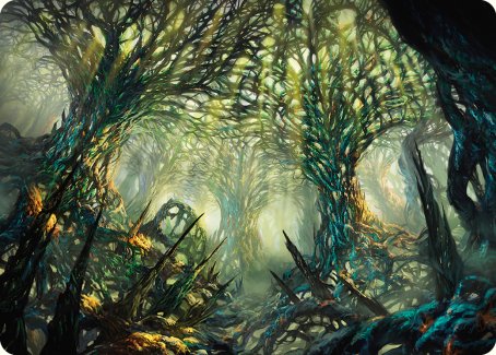 The Hunter Maze Art Card [Phyrexia: All Will Be One Art Series] | Empire Gaming NC