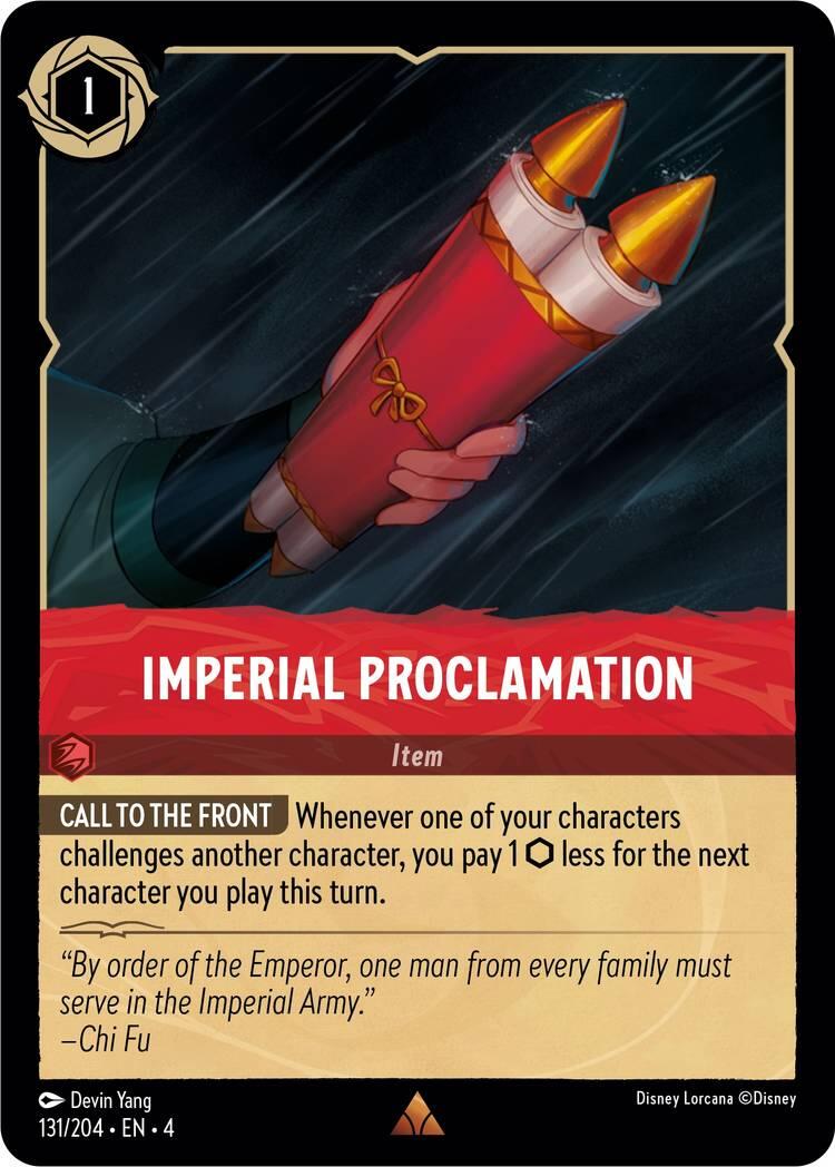 Imperial Proclamation (131/204) [Ursula's Return] | Empire Gaming NC