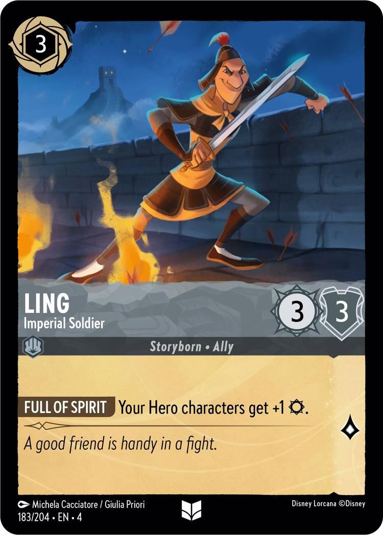 Ling - Imperial Soldier (183/204) [Ursula's Return] | Empire Gaming NC