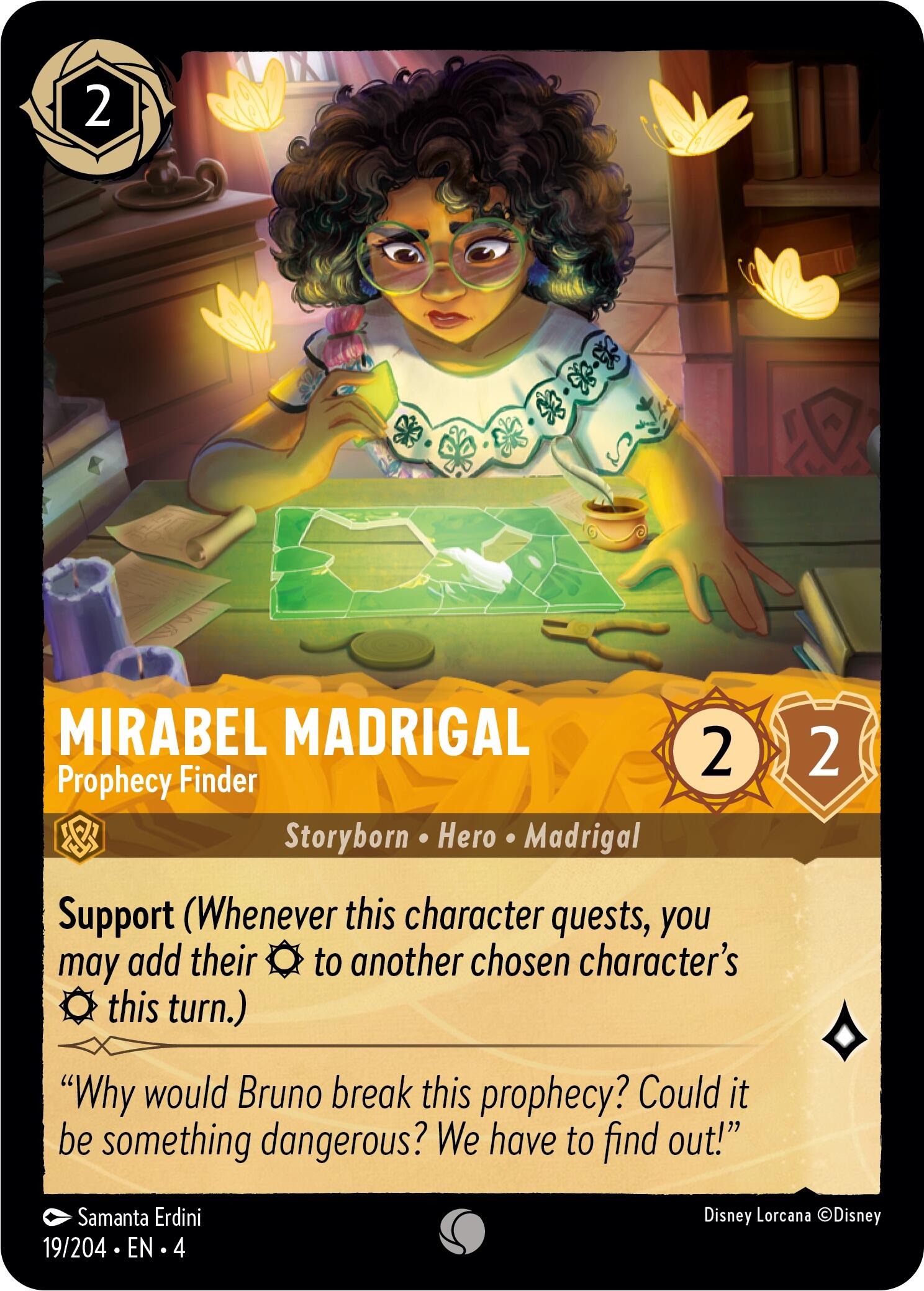 Mirabel Madrigal - Prophecy Finder (19/204) [Ursula's Return] | Empire Gaming NC