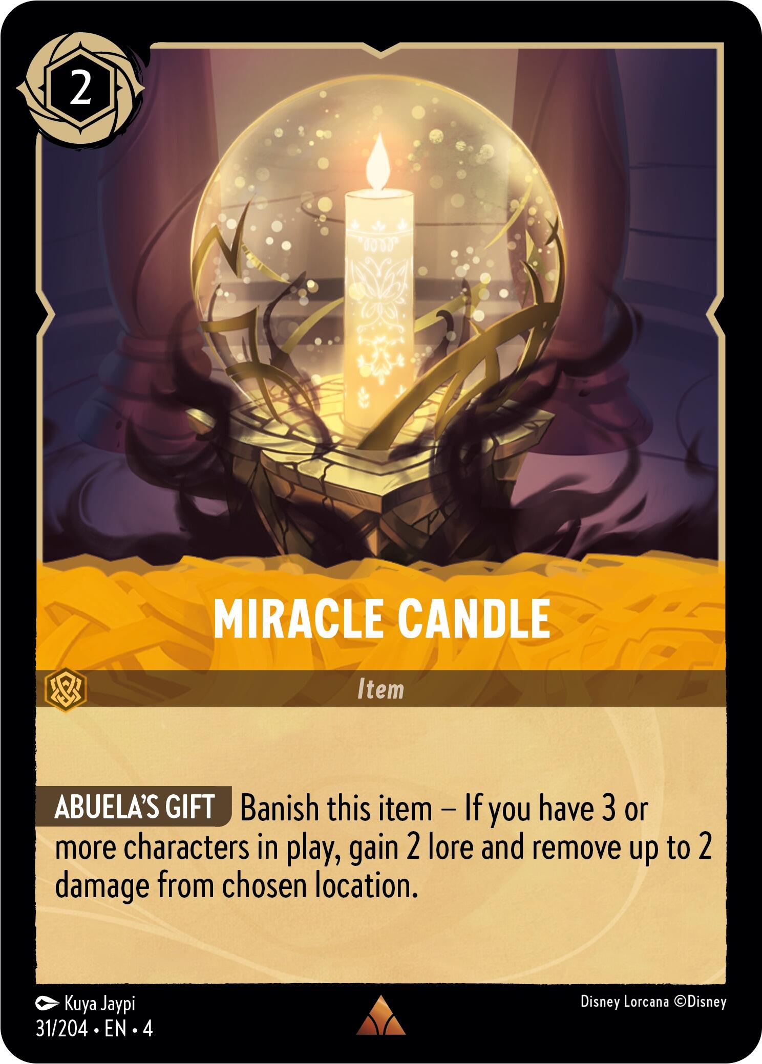 Miracle Candle (31/204) [Ursula's Return] | Empire Gaming NC