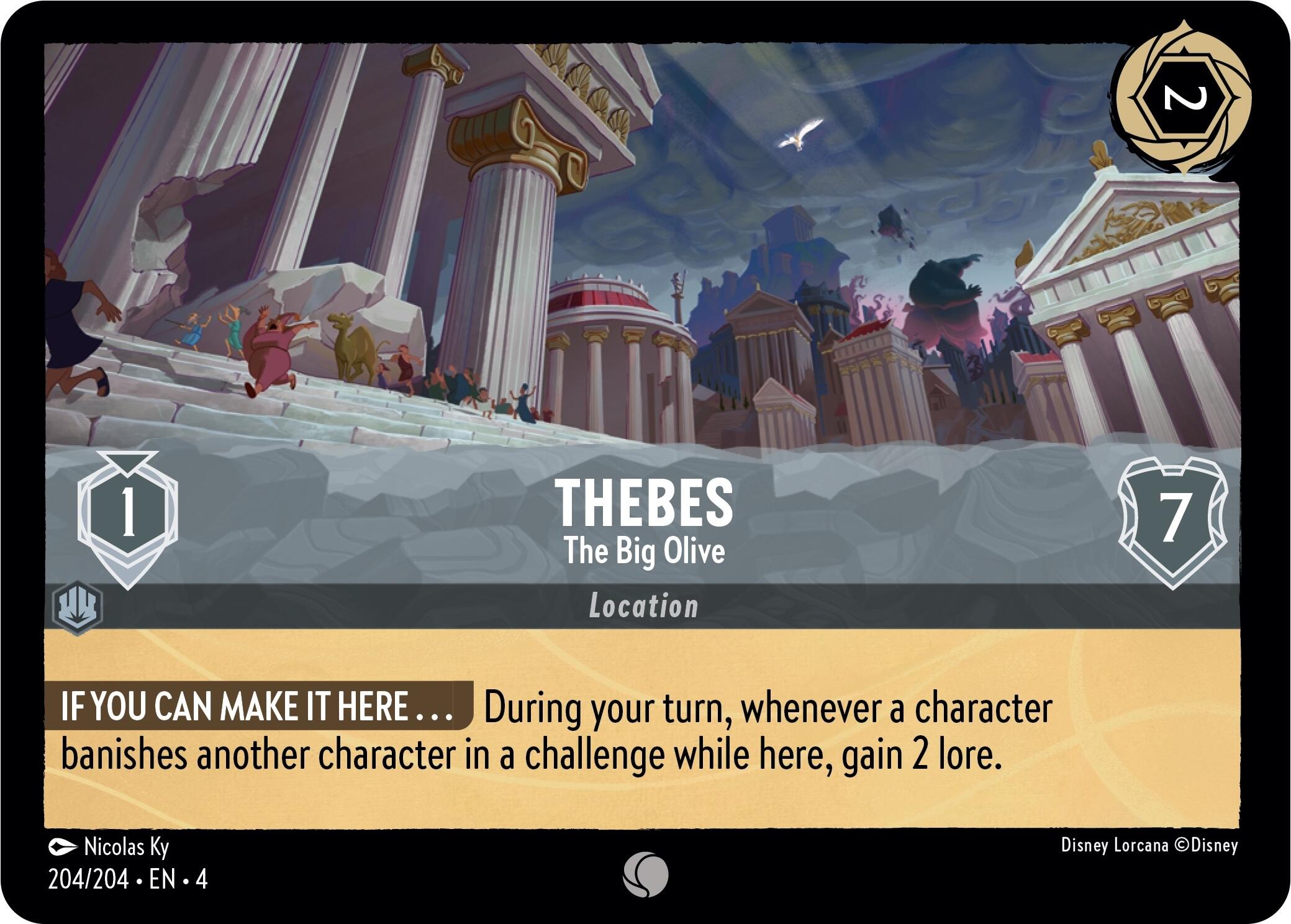 Thebes - The Big Olive (204/204) [Ursula's Return] | Empire Gaming NC