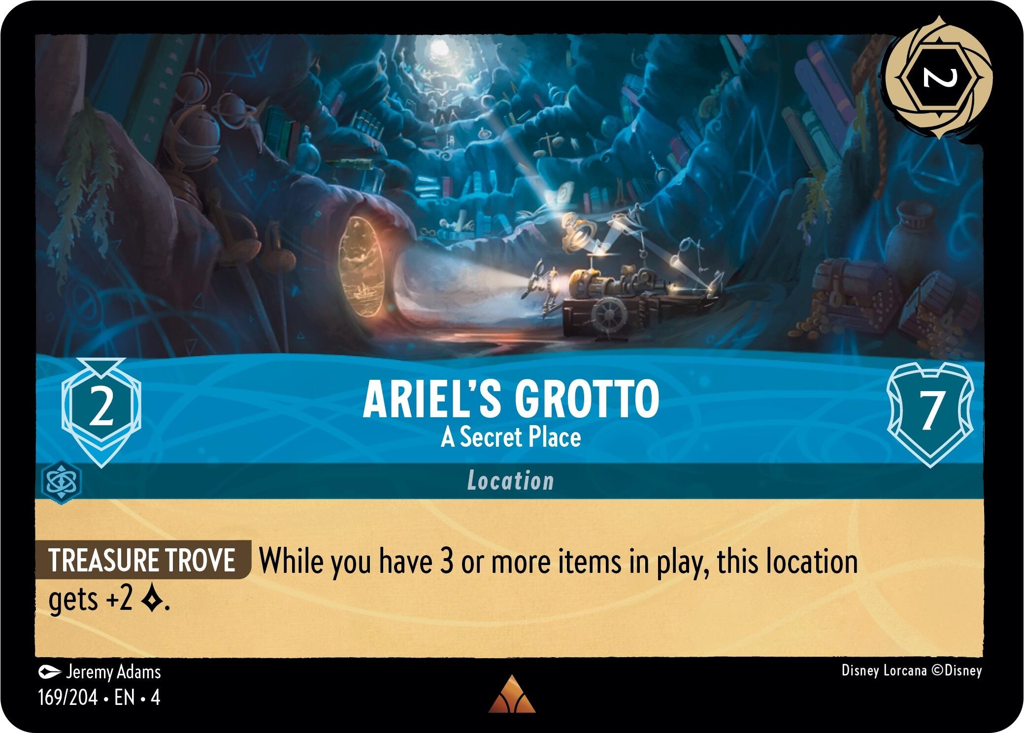 Ariel's Grotto - A Secret Place (169/204) [Ursula's Return] | Empire Gaming NC