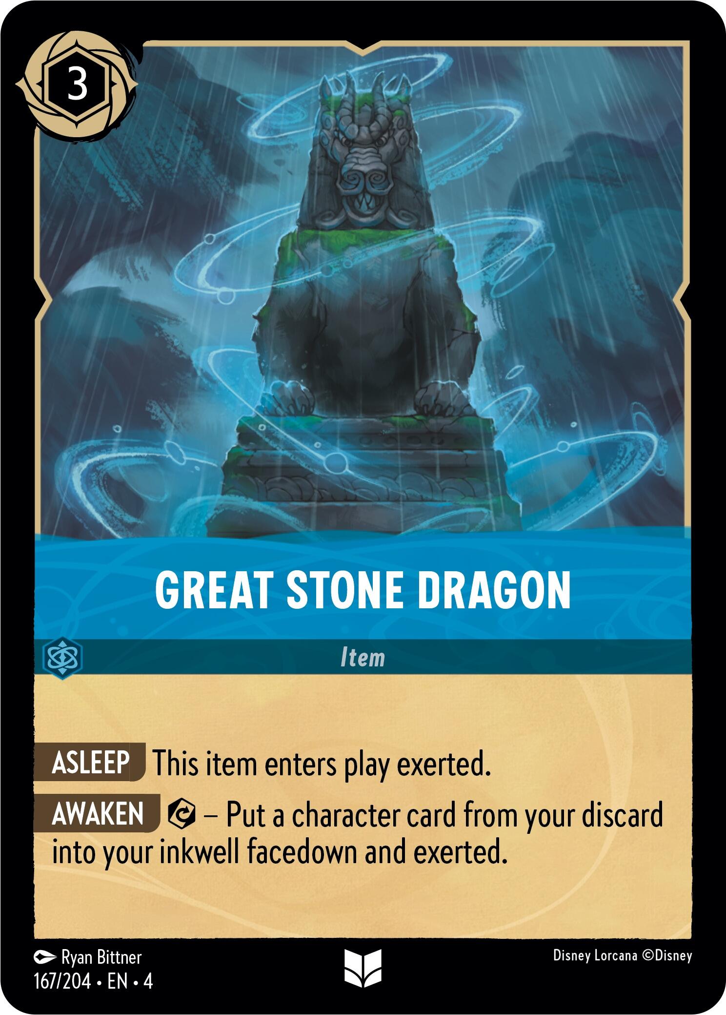 Great Stone Dragon (167/204) [Ursula's Return] | Empire Gaming NC