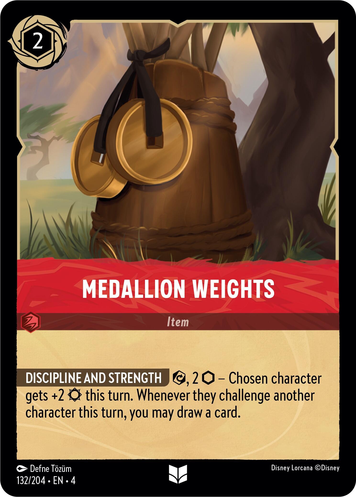 Medallion Weights (132/204) [Ursula's Return] | Empire Gaming NC
