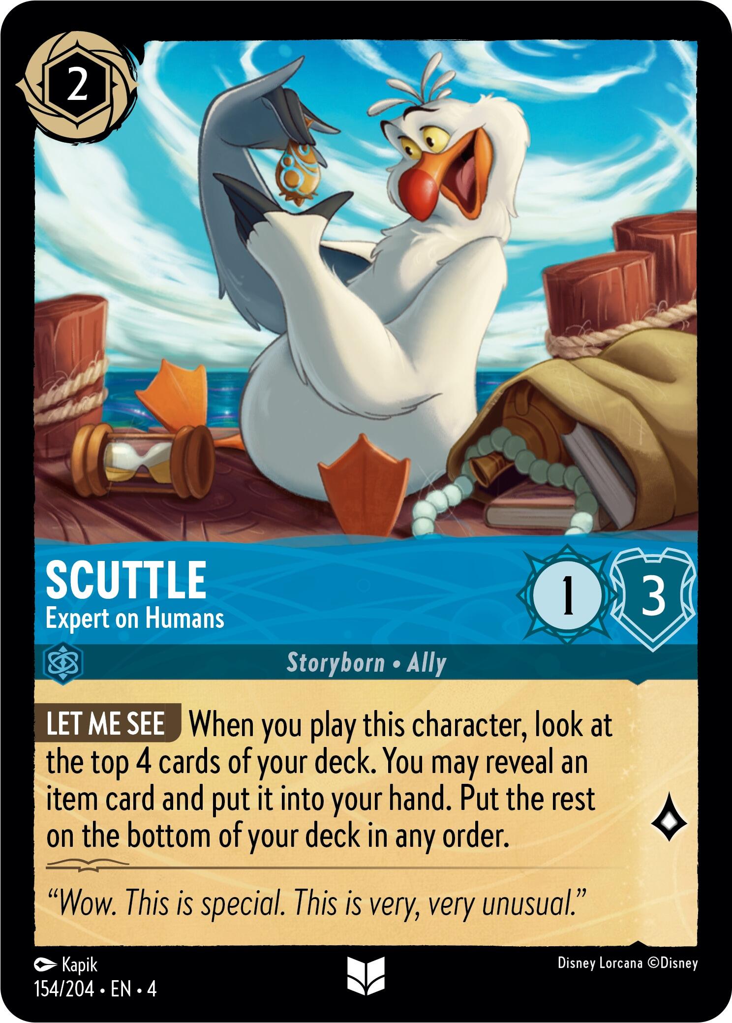 Scuttle - Expert on Humans (154/204) [Ursula's Return] | Empire Gaming NC