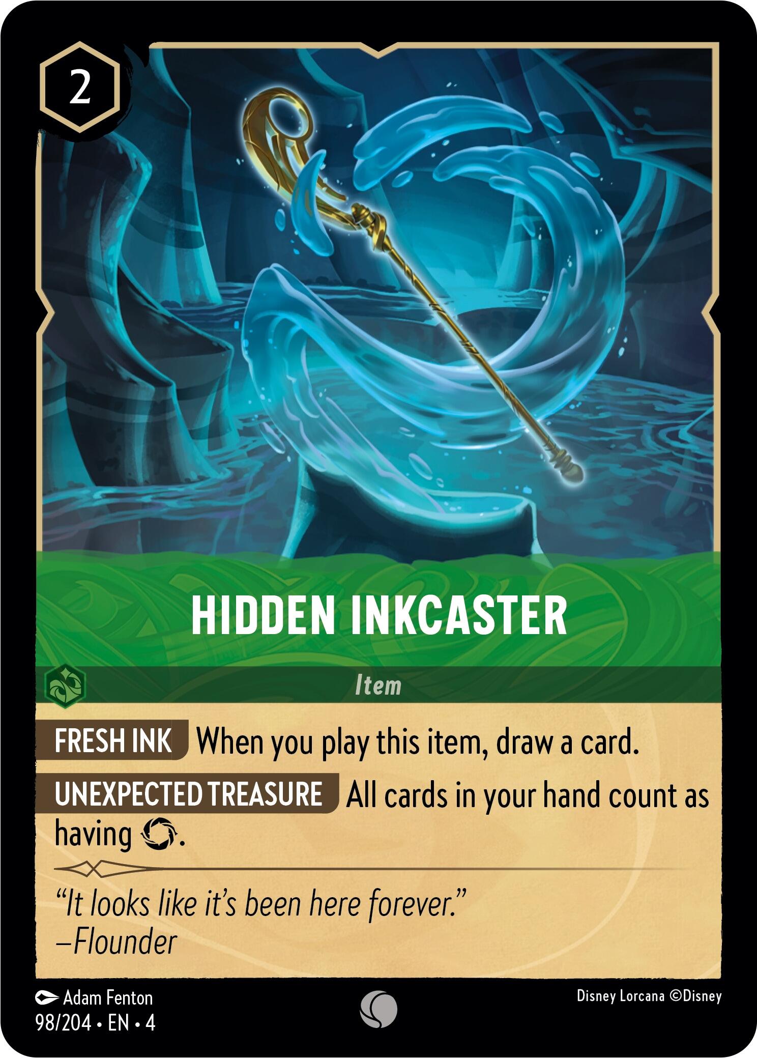 Hidden Inkcaster (98/204) [Ursula's Return] | Empire Gaming NC