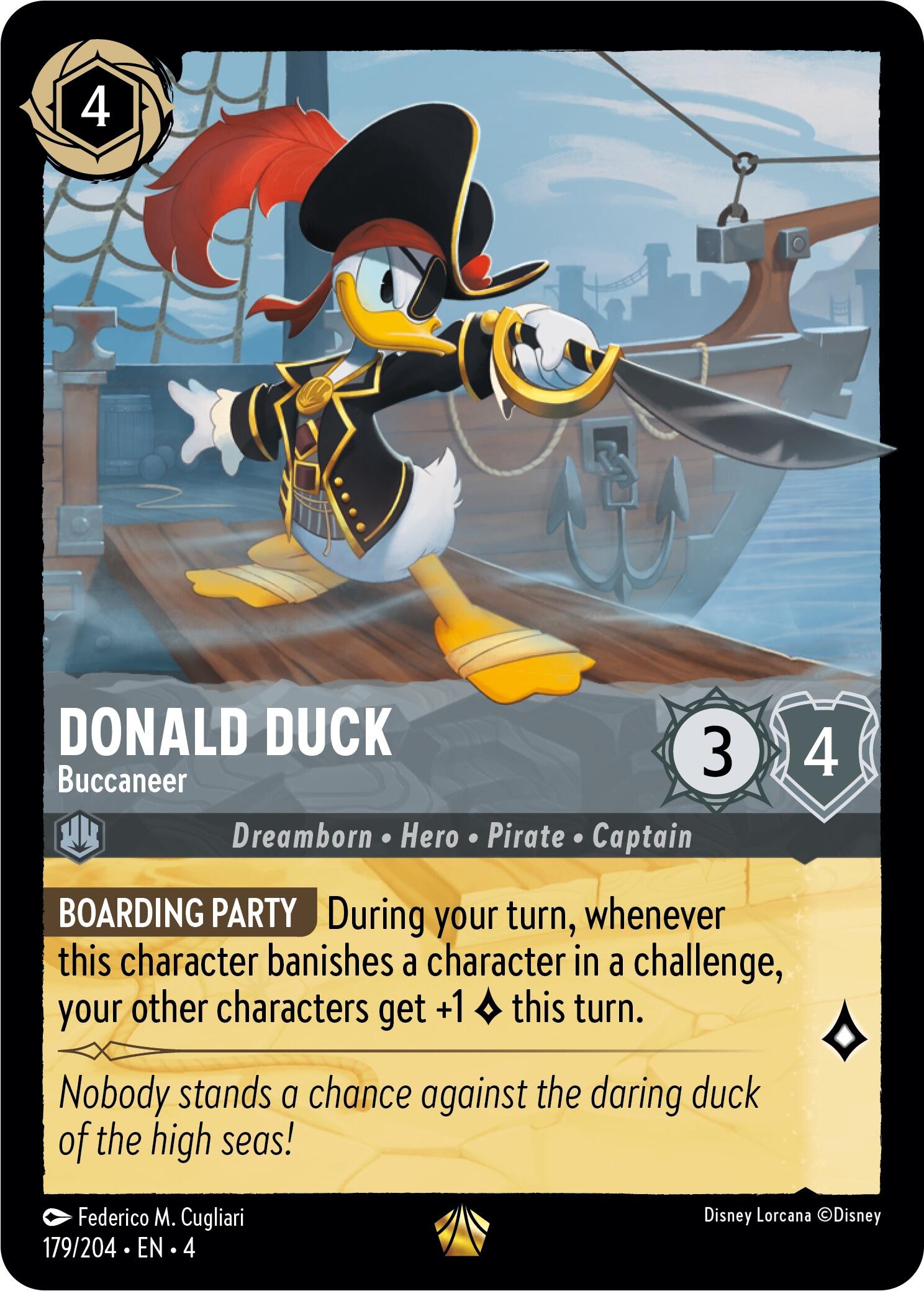Donald Duck - Buccaneer (179/204) [Ursula's Return] | Empire Gaming NC
