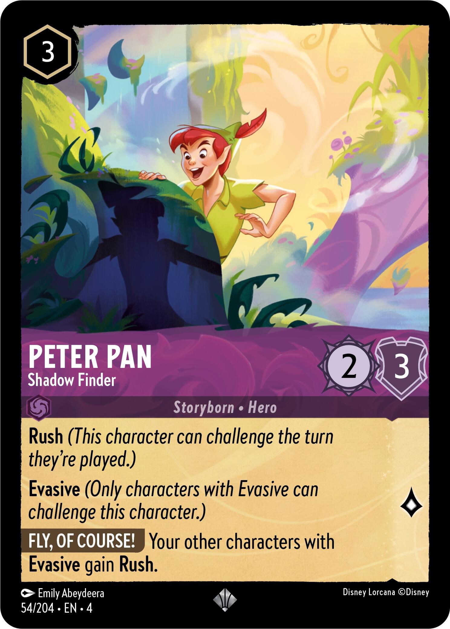 Peter Pan - Shadow Finder (54/204) [Ursula's Return] | Empire Gaming NC