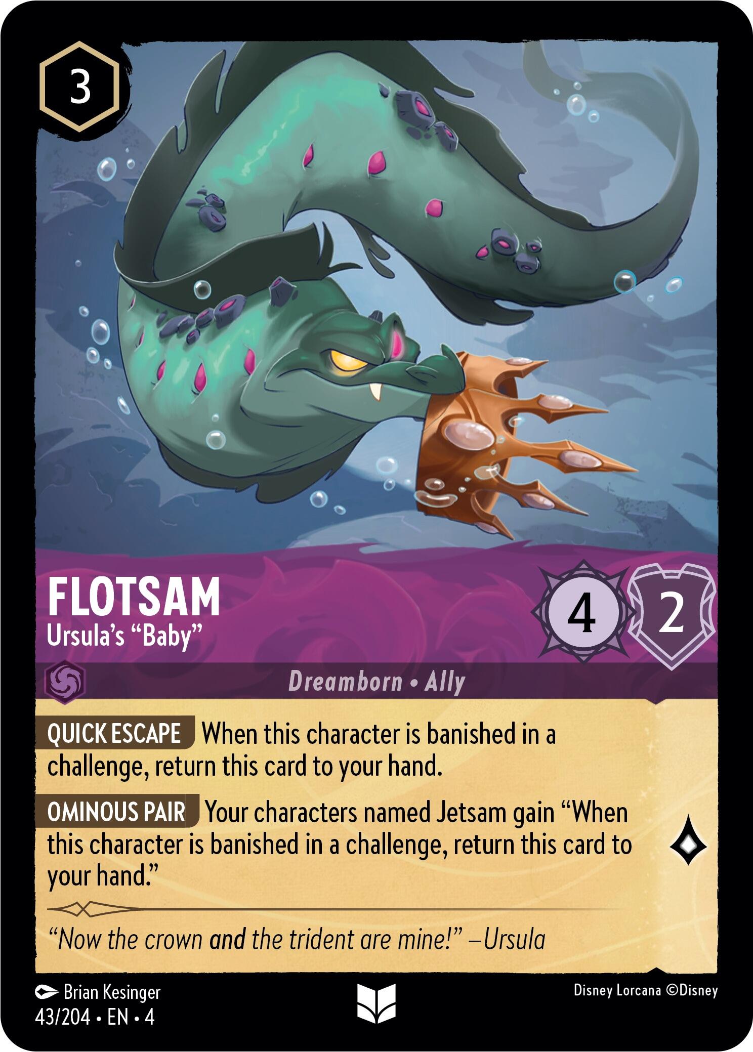 Flotsam - Ursula's "Baby" (43/204) [Ursula's Return] | Empire Gaming NC