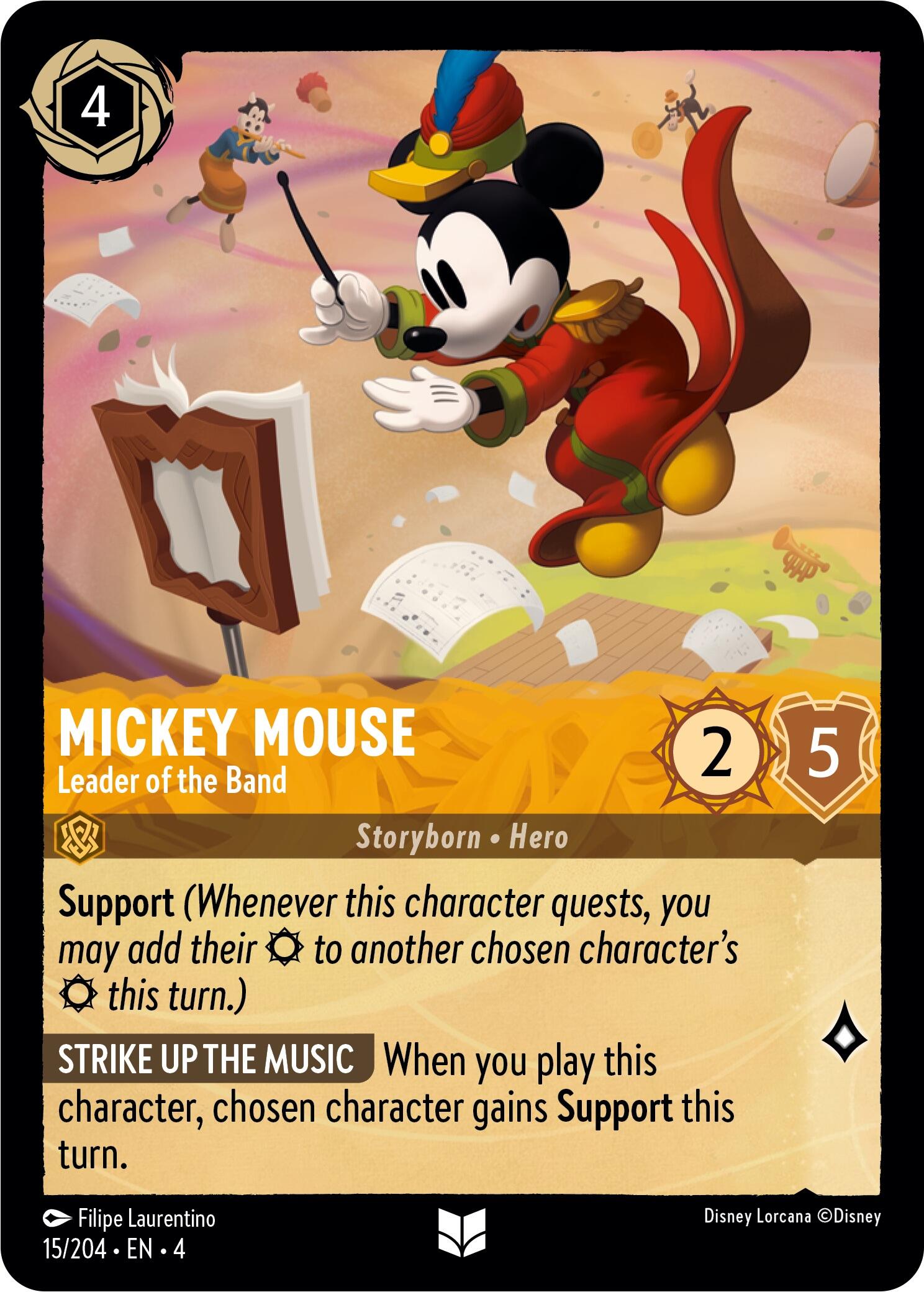 Mickey Mouse - Leader of the Band (15/204) [Ursula's Return] | Empire Gaming NC
