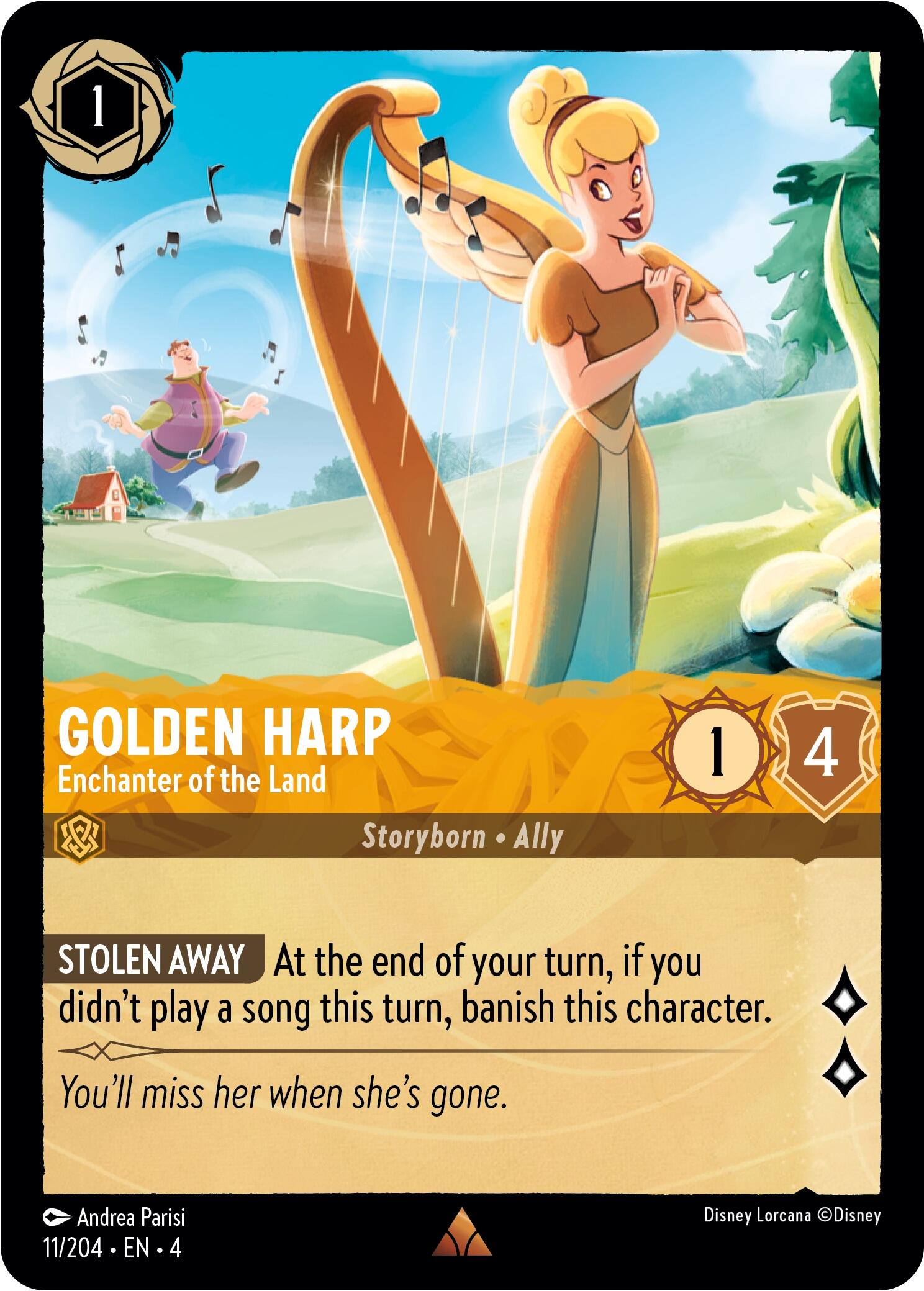 Golden Harp - Enchanter of the Land (11/204) [Ursula's Return] | Empire Gaming NC