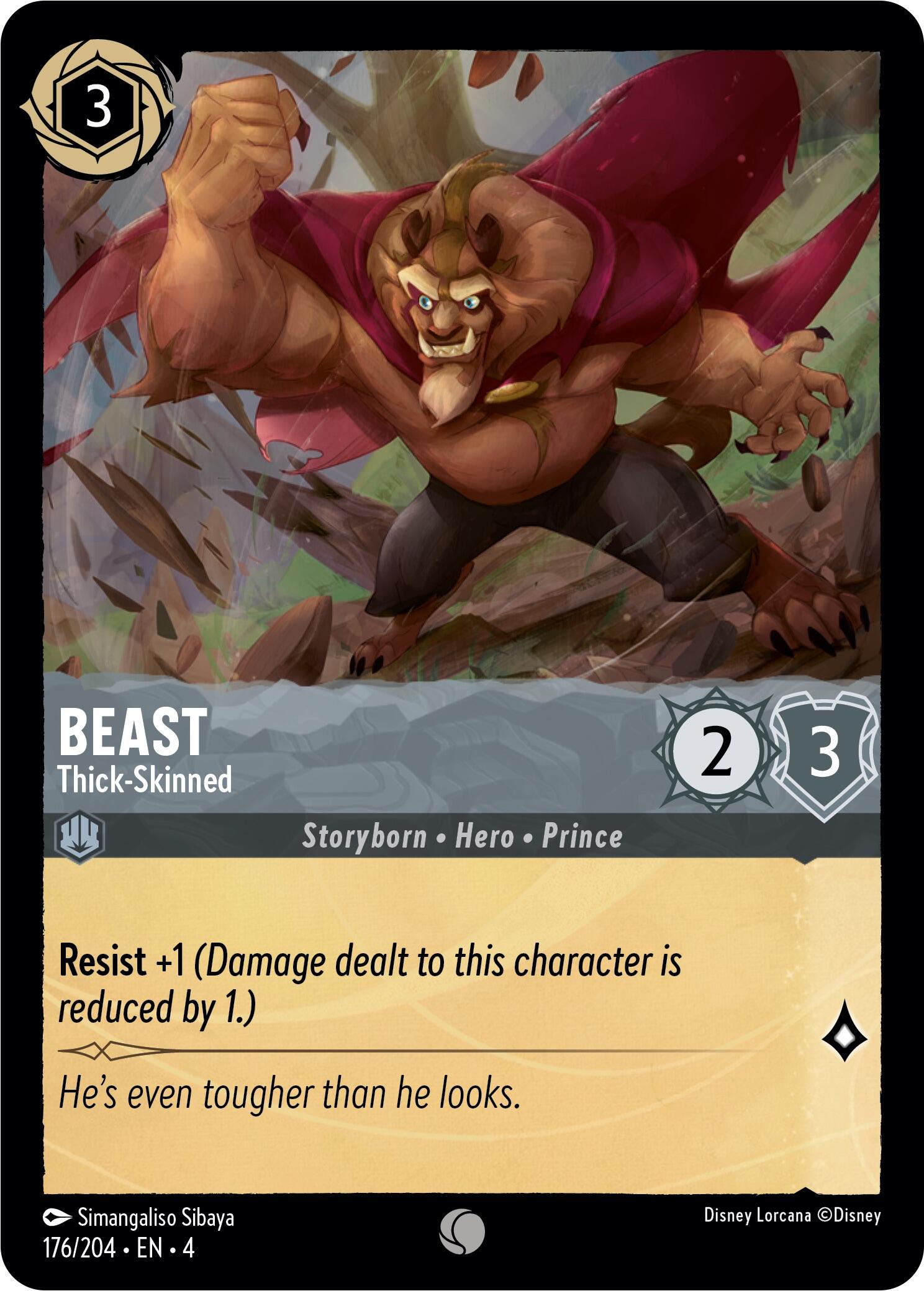 Beast - Thick-Skinned (176/204) [Ursula's Return] | Empire Gaming NC