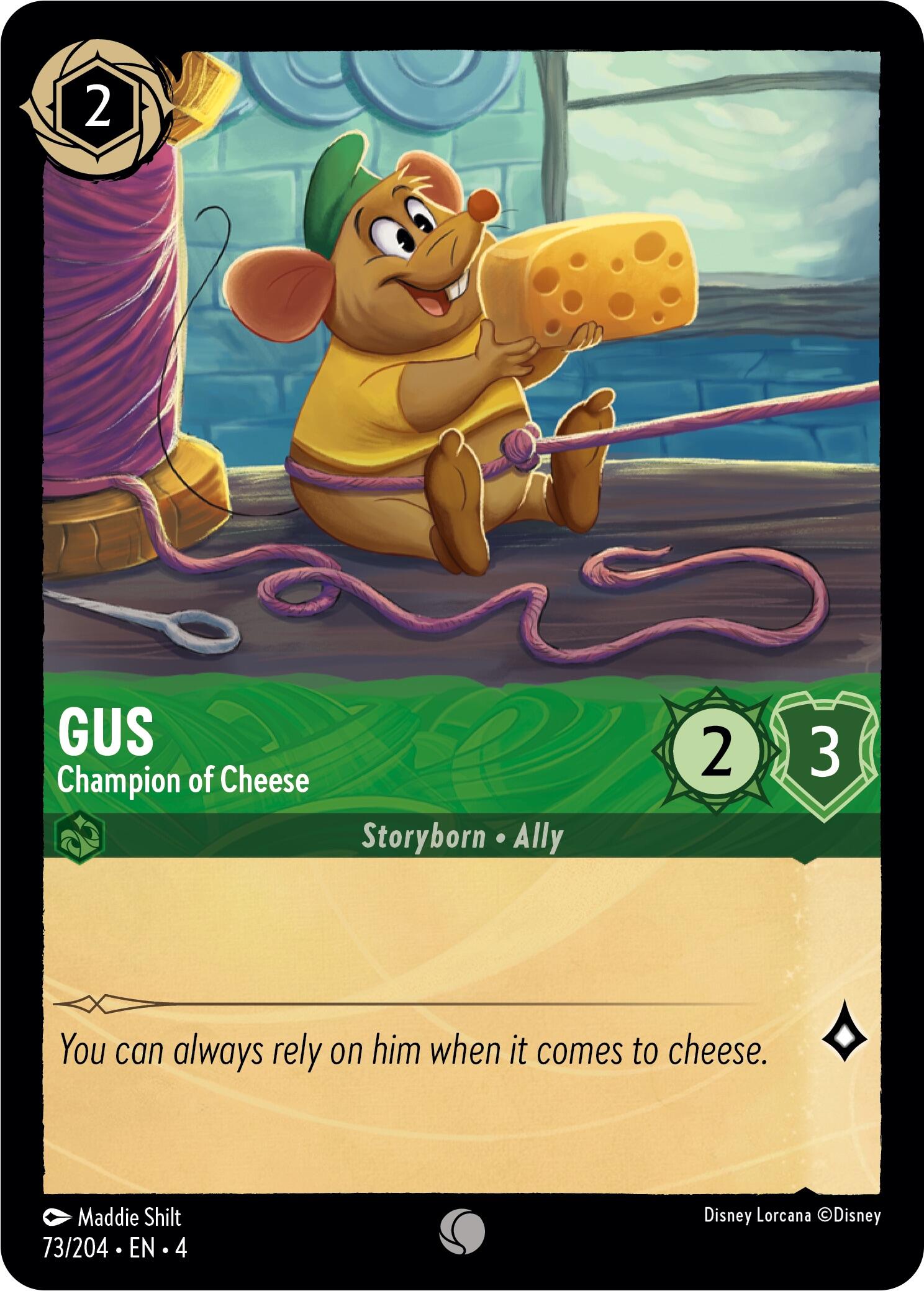 Gus - Champion of Cheese (73/204) [Ursula's Return] | Empire Gaming NC